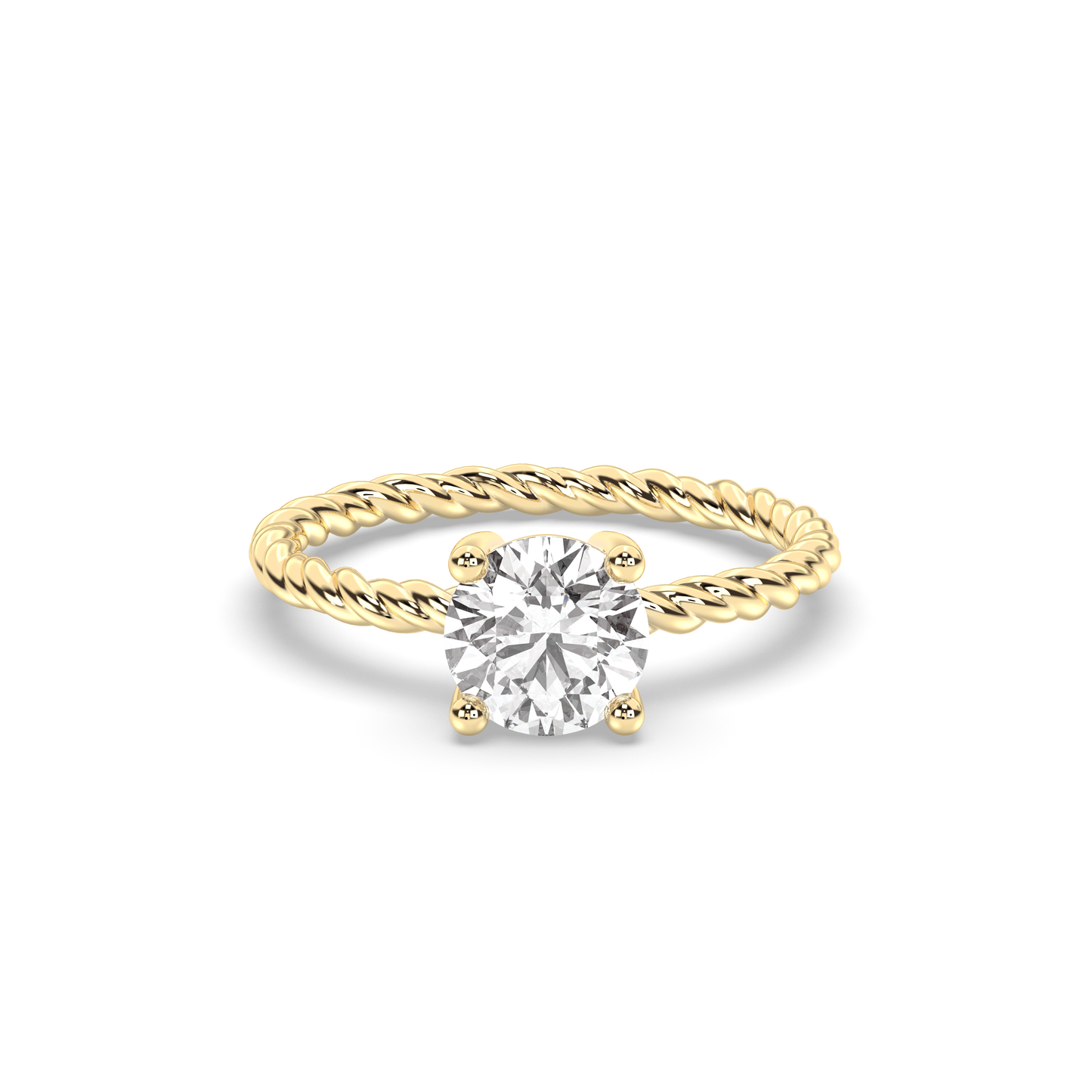 Helix Solitaire Ring