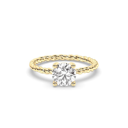 Helix Solitaire Ring