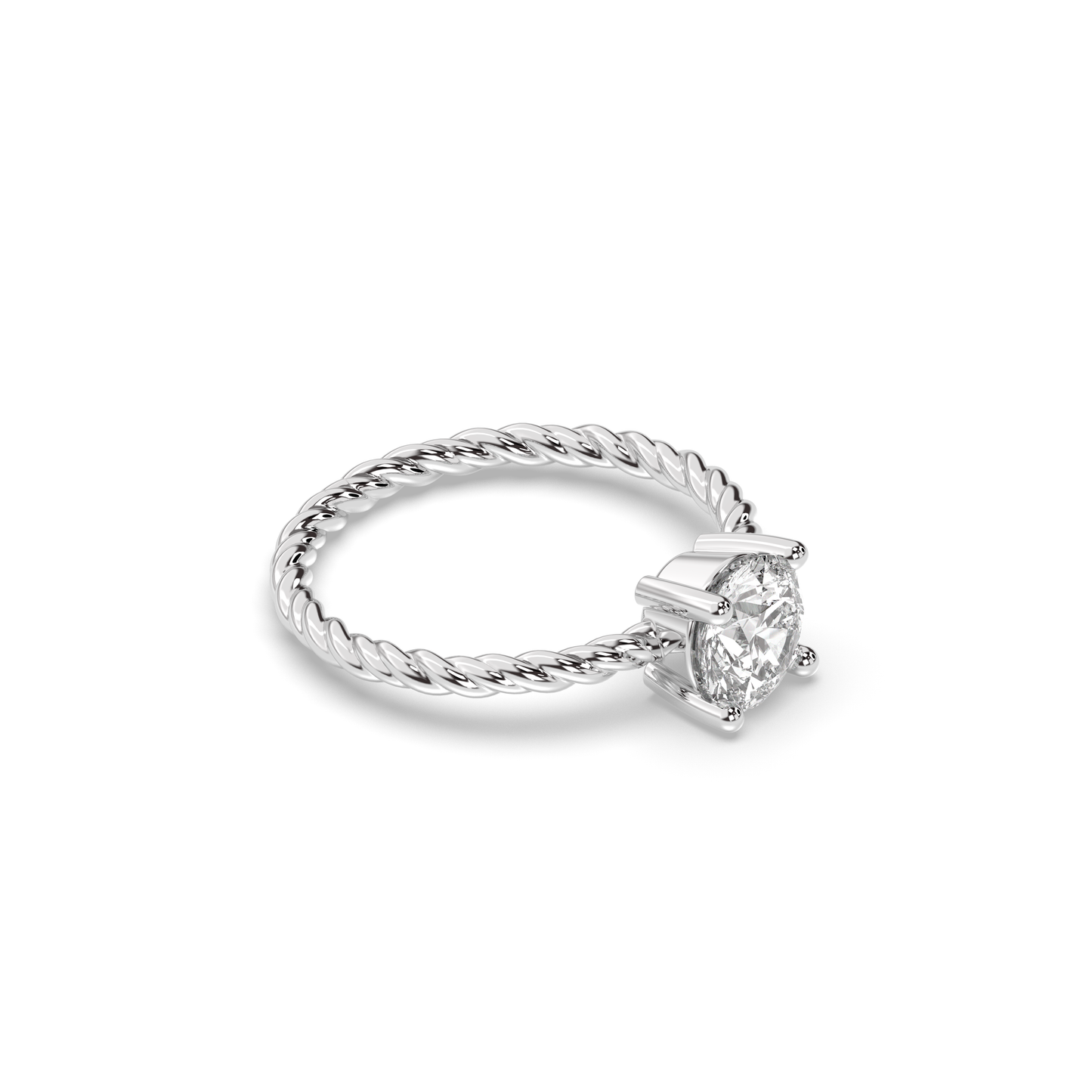 Helix Solitaire Ring