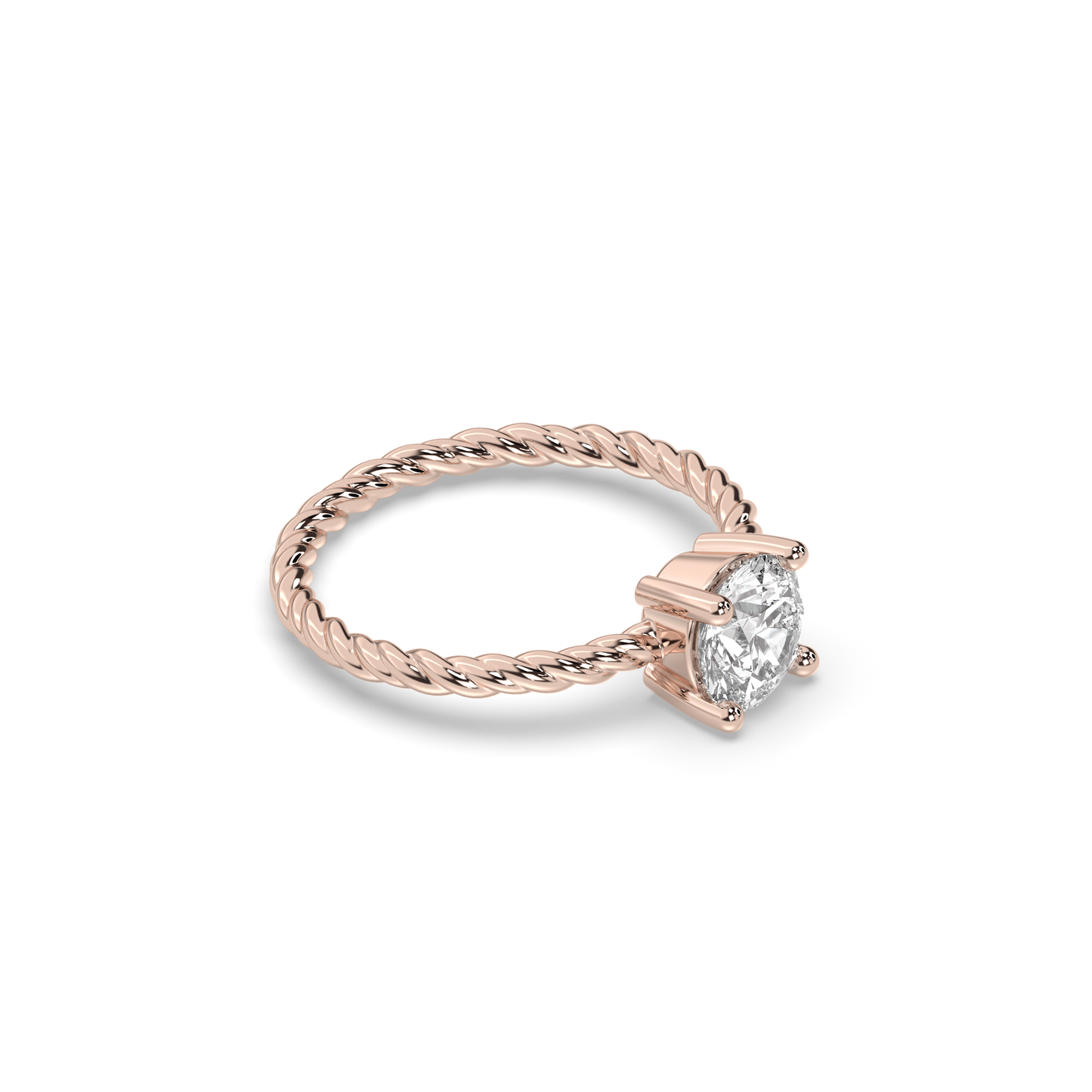 Helix Solitaire Ring