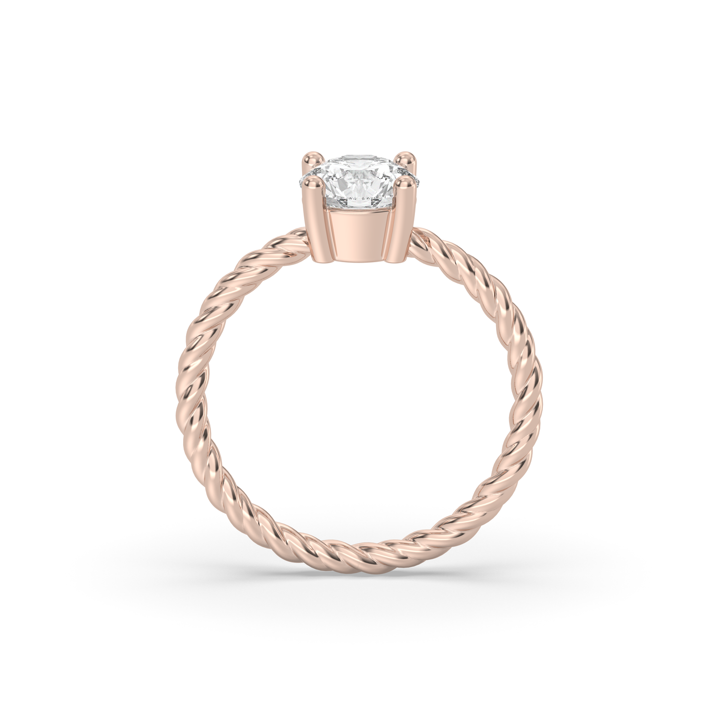 Helix Solitaire Ring