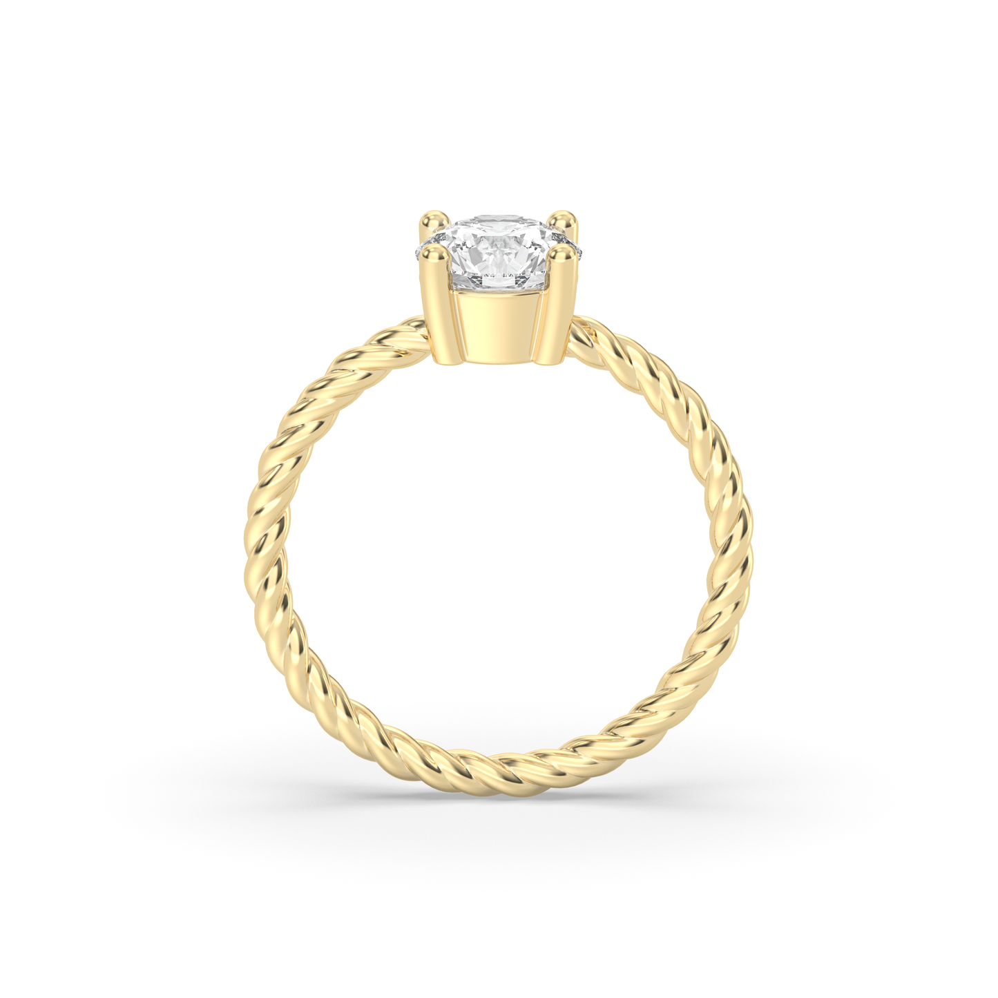 Helix Solitaire Ring