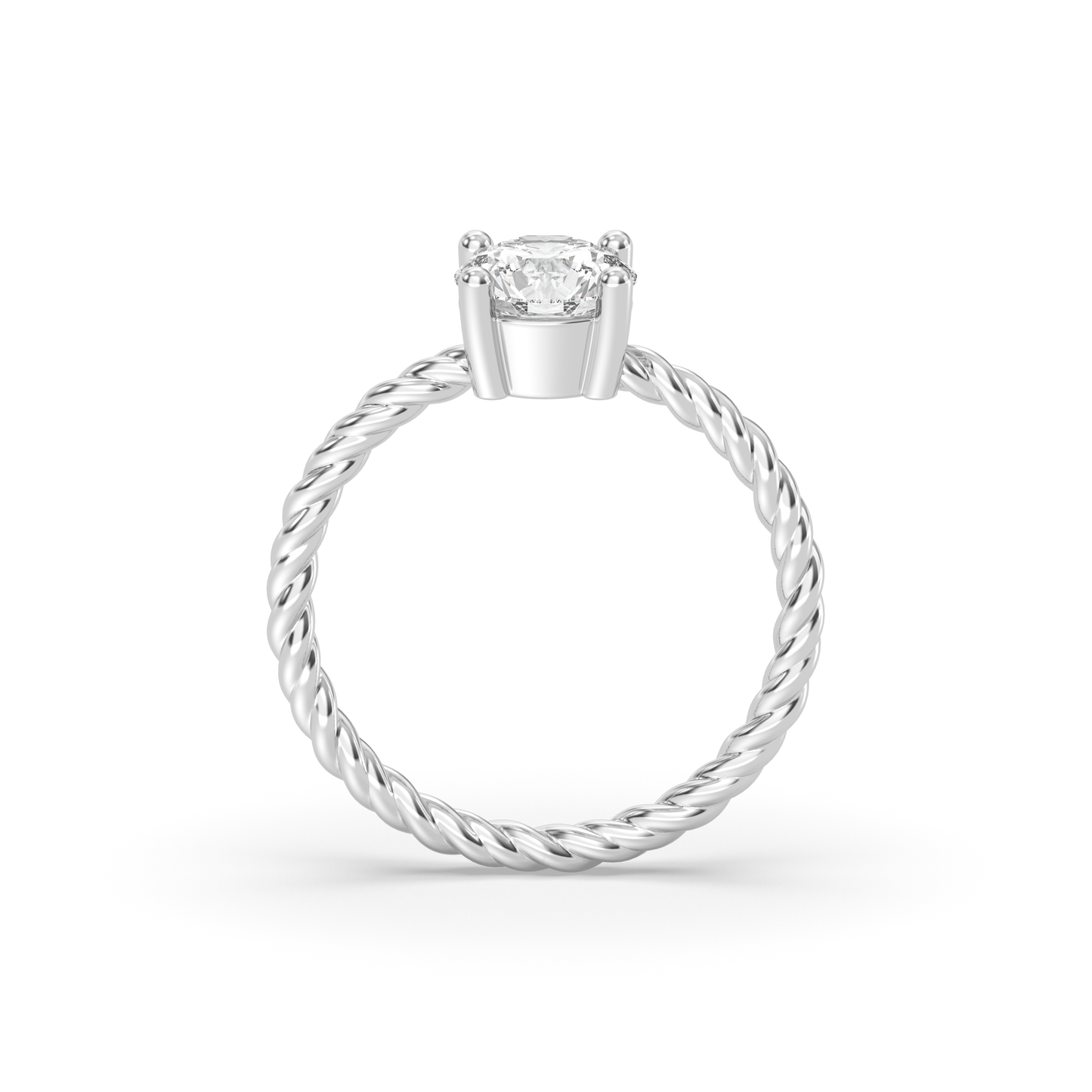 Helix Solitaire Ring