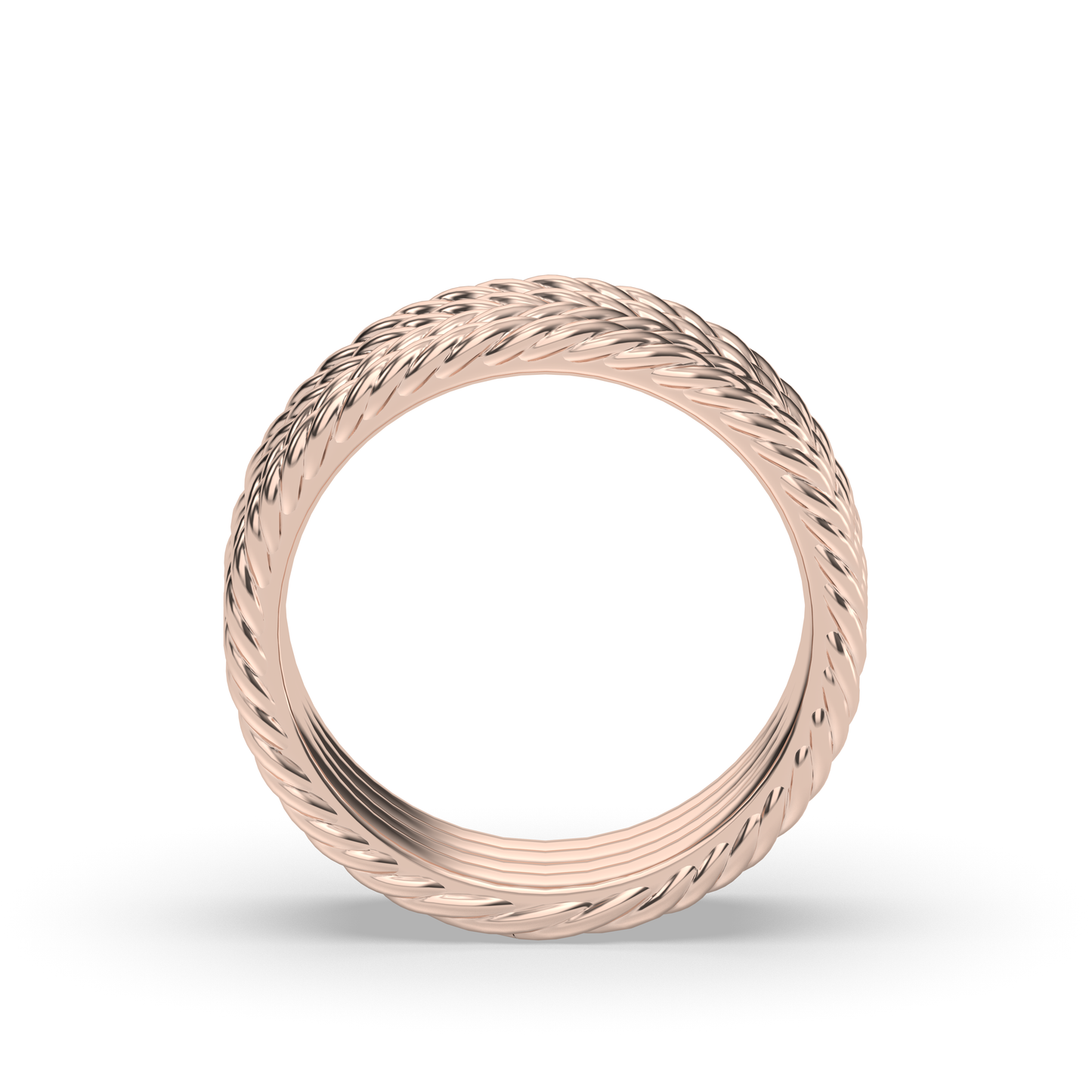 Infinite Twisted Rope Wedding band