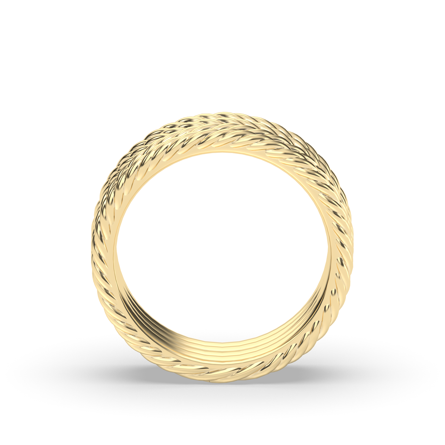 Infinite Twisted Rope Wedding band